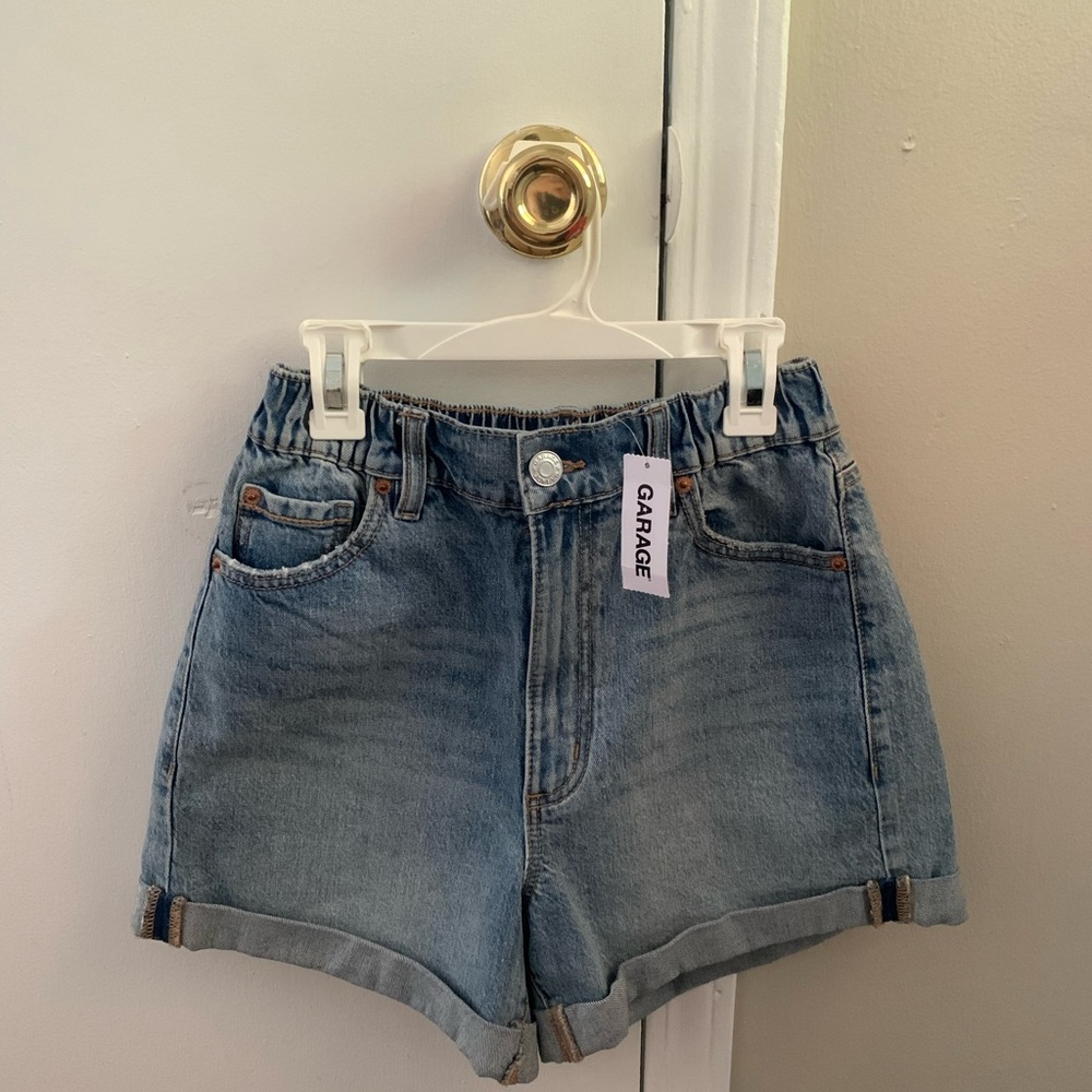 Denim shorts